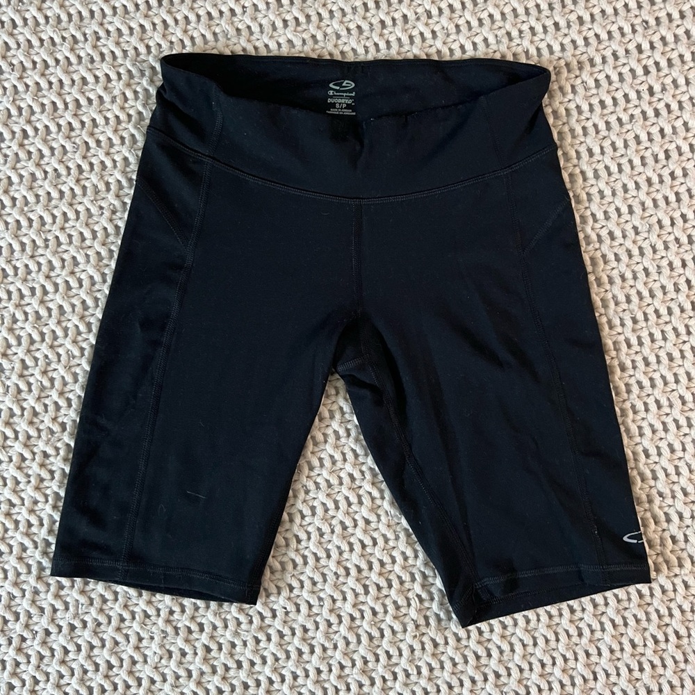 Champion Black Biker Shorts